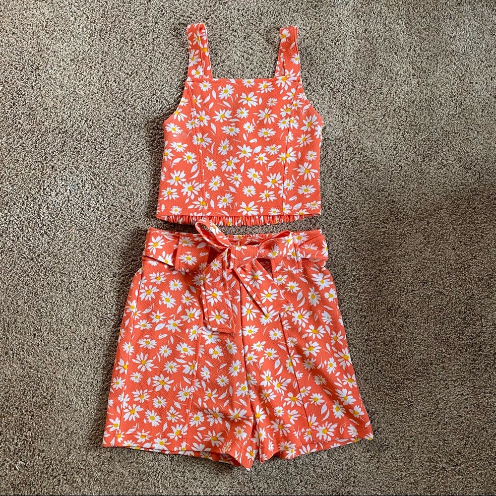 Crop top set